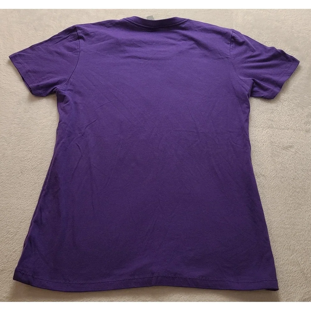Doctor Who River Song Hello Sweetie Purple Graphic T-Shirt Women's Large Pinup - Picture 2 of 12